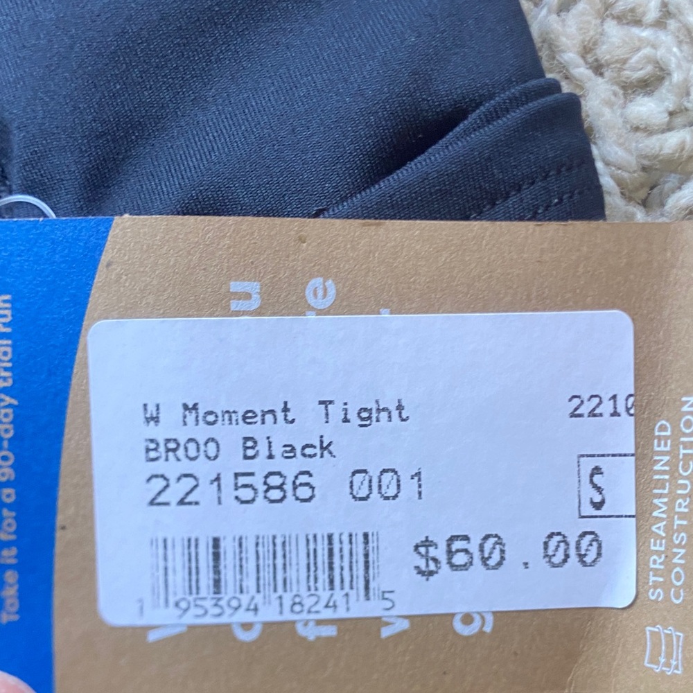 NWT Brooks Movement Black Leggings - Picture 2 of 5